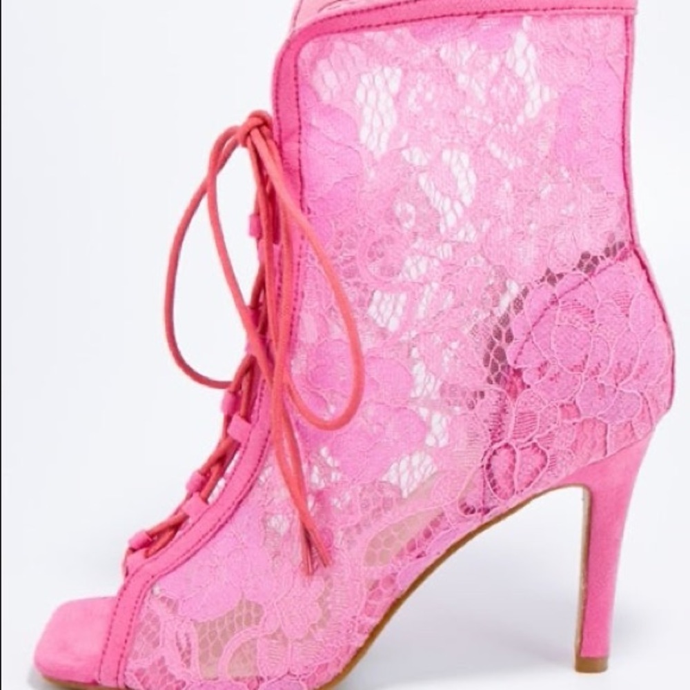 Mesh Lace Booties